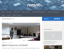 Tablet Screenshot of antrak.org.tr